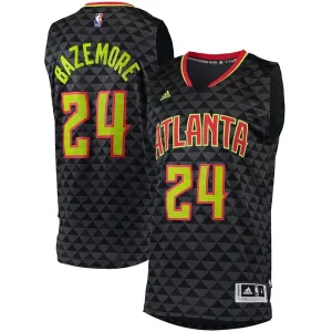 Genial Original Kent Bazemore Atlanta Hawks adidas Swingman Jersey Charcoal  para los verdaderos seguidores