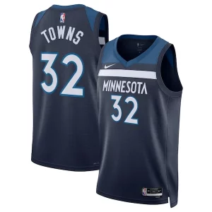 Versátil Karl Anthony Towns Minnesota Timberwolves Nike Unisex Swingman Jersey Icon Edition Navy  para los verdaderos seguidores