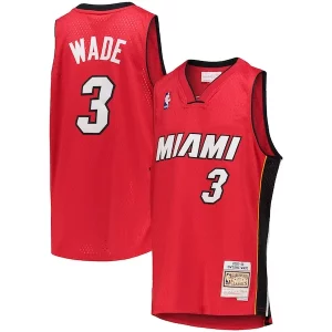 Moderno Dwyane Wade Miami Heat Youth 2005/06 Hardwood Classics Swingman Jersey Red  para los verdaderos seguidores