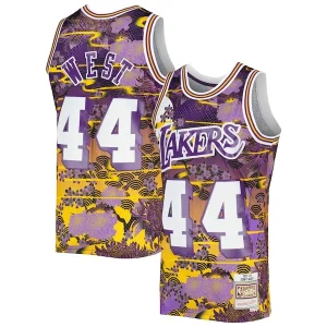 Versátil Jerry West Los Angeles Lakers 1971/72 Hardwood Classics Lunar New Year Swingman Jersey Purple  para los verdaderos seguidores