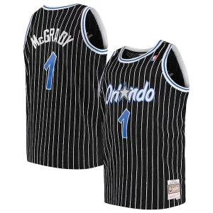 Atractivo Tracy McGrady Orlando Magic 2003/04 Big & Tall Hardwood Classics Swingman Jersey Black/Blue  para los verdaderos seguidores