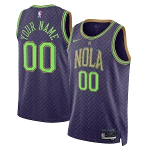 Versátil Robusto Práctico New Orleans Pelicans Nike Unisex 2024/25 Custom Swingman Jersey City Edition Purple  para los verdaderos seguidores