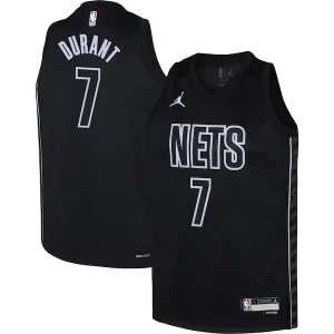 Perfecto Delicioso Resistente Kevin Durant Brooklyn Nets Jordan Brand Youth Swingman Jersey Statement Edition Black  para los verdaderos seguidores