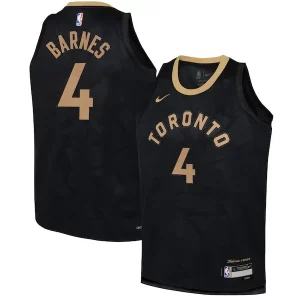 Comodo Atractivo Clásico Scottie Barnes Toronto Raptors Nike Youth 2022/23 Swingman Jersey City Edition Black  para los verdaderos seguidores