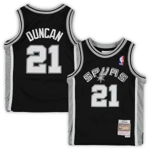 Comodo Tim Duncan San Antonio Spurs Preschool 1998/99 Hardwood Classics Throwback Team Jersey Black  para los verdaderos seguidores