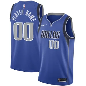 Práctico Fantástico Fácil de llevar Dallas Mavericks Nike 2020/21 Swingman Custom Jersey Icon Edition Blue  para los verdaderos seguidores