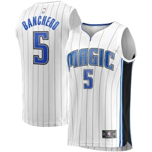 Perfecto Paolo Banchero Orlando Magic Fast Break Association Jersey White  para los verdaderos seguidores