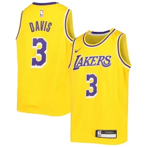 Perfecto Anthony Davis Los Angeles Lakers Nike Youth Swingman Jersey Icon Edition Gold  para los verdaderos seguidores