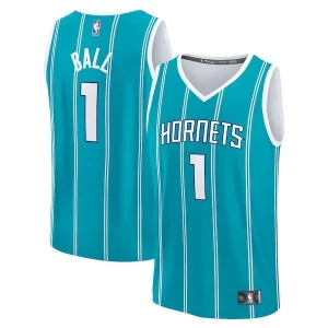 Bonito Fantástico LaMelo Ball Charlotte Hornets Youth Fast Break Replica Player Jersey Icon Edition Teal  para los verdaderos seguidores