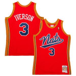 Resistente Allen Iverson Philadelphia 76ers 2004/05 Hardwood Classics Swingman Jersey Red  para los verdaderos seguidores