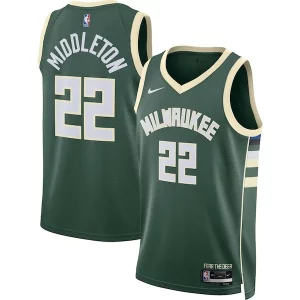 Genial Magnífico Exquisito Khris Middleton Milwaukee Bucks Nike Unisex Swingman Jersey Icon Edition Hunter Green  para los verdaderos seguidores
