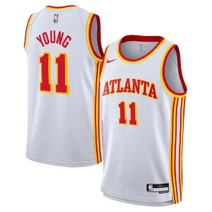 Fantástico Increíble Trae Young Atlanta Hawks Nike Youth Swingman Jersey Association Edition White  para los verdaderos seguidores