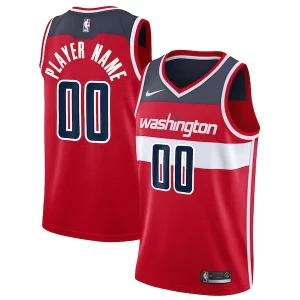 Lujoso Washington Wizards Nike 2020/21 Swingman Custom Jersey Icon Edition Red  para los verdaderos seguidores
