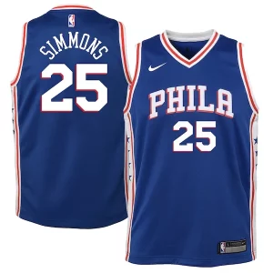 Maravilloso Sofisticado Ben Simmons Philadelphia 76ers Nike Youth Swingman Jersey Royal Icon Edition/White  para los verdaderos seguidores