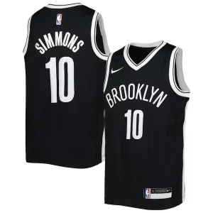 Exquisito Comodo Ben Simmons Brooklyn Nets Nike Youth Swingman Jersey Icon Edition Black  para los verdaderos seguidores
