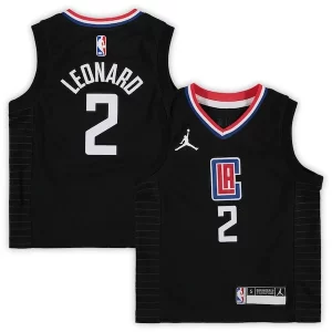 Increíble Genial Kawhi Leonard LA Clippers Jordan Brand Preschool 2020/21 Fast Break Replica Jersey Statement Edition Black  para los verdaderos seguidores
