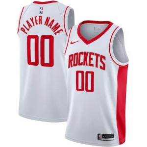 Maravilloso Houston Rockets Nike 2020/21 Swingman Custom Jersey Association Edition White  para los verdaderos seguidores