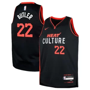 Duradero Jimmy Butler Miami Heat Nike Youth Swingman Replica Jersey City Edition Black  para los verdaderos seguidores