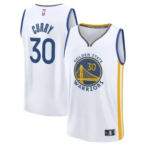 Atractivo Estupendo Moderno Stephen Curry Golden State Warriors Youth Fast Break Replica Player Jersey Association Edition White  para los verdaderos seguidores