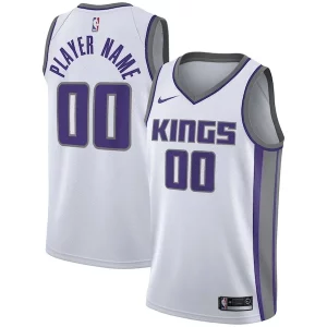 Moderno Sacramento Kings Nike Swingman Custom Jersey White Association Edition  para los verdaderos seguidores