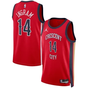Original Comodo Brandon Ingram New Orleans Pelicans Jordan Brand Unisex Swingman Jersey Statement Edition Red  para los verdaderos seguidores