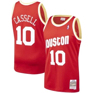 Magnífico Sam Cassell Houston Rockets 1993/94 Hardwood Classics Swingman Jersey Red  para los verdaderos seguidores