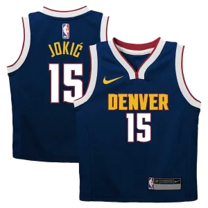 Cool Nikola Jokic Denver Nuggets Nike Toddler Swingman Player Jersey Icon Edition Navy  para los verdaderos seguidores