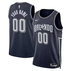 Bonito Orlando Magic Nike Unisex 2023/24 Custom Swingman Jersey Navy City Edition  para los verdaderos seguidores