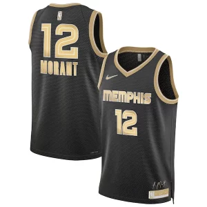 Bonito Cool Ja Morant Memphis Grizzlies Nike Unisex Select Series Swingman Jersey Black  para los verdaderos seguidores