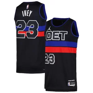 Moderno Jaden Ivey Detroit Pistons Jordan Brand Unisex Swingman Jersey Statement Edition Black  para los verdaderos seguidores