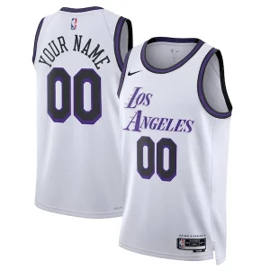 Comodo Maravilloso Fantástico Los Angeles Lakers Nike Unisex 2022/23 Swingman Custom Jersey City Edition White  para los verdaderos seguidores