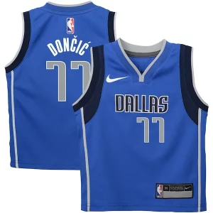Perfecto Moderno Original Luka Dončić Dallas Mavericks Nike Preschool Swingman Player Jersey Icon Edition Blue  para los verdaderos seguidores