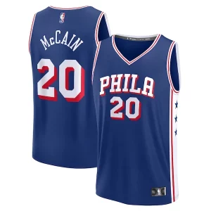 Bonito Original Jared McCain Philadelphia 76ers Youth 2024 NBA Draft Fast Break Player Jersey Icon Edition Royal  para los verdaderos seguidores