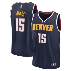 Perfecto Atractivo Nikola Jokic Denver Nuggets Youth Fast Break Replica Player Jersey Icon Edition Navy  para los verdaderos seguidores