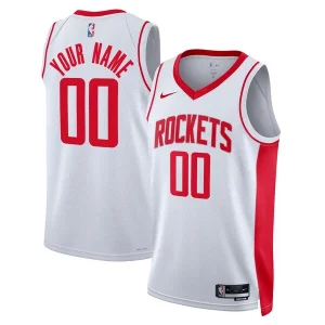 Robusto Increíble Houston Rockets Nike Unisex Swingman Custom Jersey White Association Edition  para los verdaderos seguidores