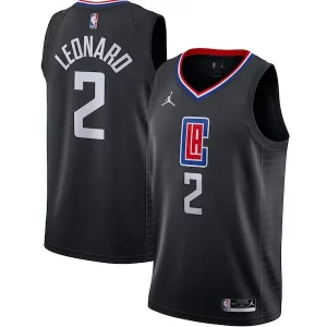 Maravilloso Kawhi Leonard LA Clippers Jordan Brand 2020/21 Swingman Jersey Statement Edition Black  para los verdaderos seguidores