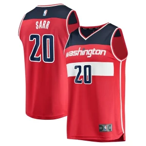 Maravilloso Moderno Original Alexandre Sarr Washington Wizards Fast Break Replica Player Jersey Icon Edition Red  para los verdaderos seguidores