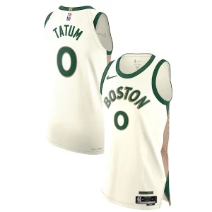 Clásico Perfecto Genial Nike Jayson Tatum Boston Celtics Authentic Jersey City Edition White  para los verdaderos seguidores