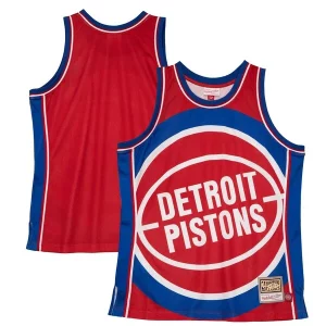 Único Hermoso Magnífico Detroit Pistons Hardwood Classics Blown Out Fashion Jersey Red  para los verdaderos seguidores