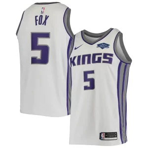Perfecto Hermoso De'Aaron Fox Sacramento Kings Nike Swingman Player Jersey Association Edition White  para los verdaderos seguidores