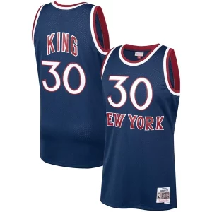 Original Bernard King New York Knicks 1982/83 Hardwood Classics Swingman Jersey Navy  para los verdaderos seguidores