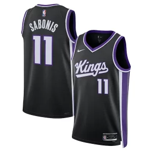 Chulo Bonito Domantas Sabonis Sacramento Kings Nike Unisex Swingman Player Jersey Icon Edition Black  para los verdaderos seguidores