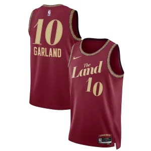 Fantástico Darius Garland Cleveland Cavaliers Nike Unisex 2023/24 Swingman Jersey Wine City Edition  para los verdaderos seguidores