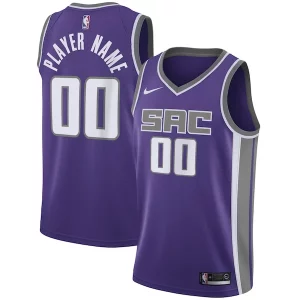 Increíble Encantador Bonito Sacramento Kings Nike Swingman Custom Jersey Purple Icon Edition  para los verdaderos seguidores