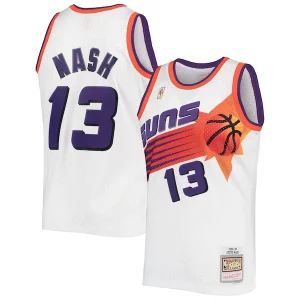 Maravilloso Delicioso Steve Nash Phoenix Suns 2001/02 Hardwood Classics Swingman Jersey White/Purple  para los verdaderos seguidores