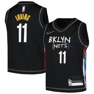Increíble Comodo Kyrie Irving Brooklyn Nets Nike Preschool 2020/21 Swingman Jersey City Edition Black  para los verdaderos seguidores