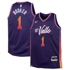 Sofisticado Versátil Comodo Devin Booker Phoenix Suns Nike Youth Swingman Replica Jersey City Edition Purple  para los verdaderos seguidores