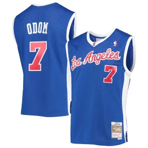 Moderno Genial Increíble Lamar Odom LA Clippers 2001/02 Hardwood Classics Swingman Jersey Royal  para los verdaderos seguidores