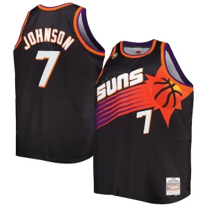 Elegante Kevin Johnson Phoenix Suns Big & Tall Hardwood Classics 1996/97 Swingman Jersey Black  para los verdaderos seguidores
