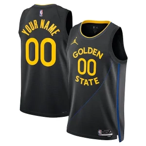 Fácil de llevar Comodo Golden State Warriors Jordan Brand Unisex 2024/25 Custom Swingman Jersey Statement Edition Black  para los verdaderos seguidores